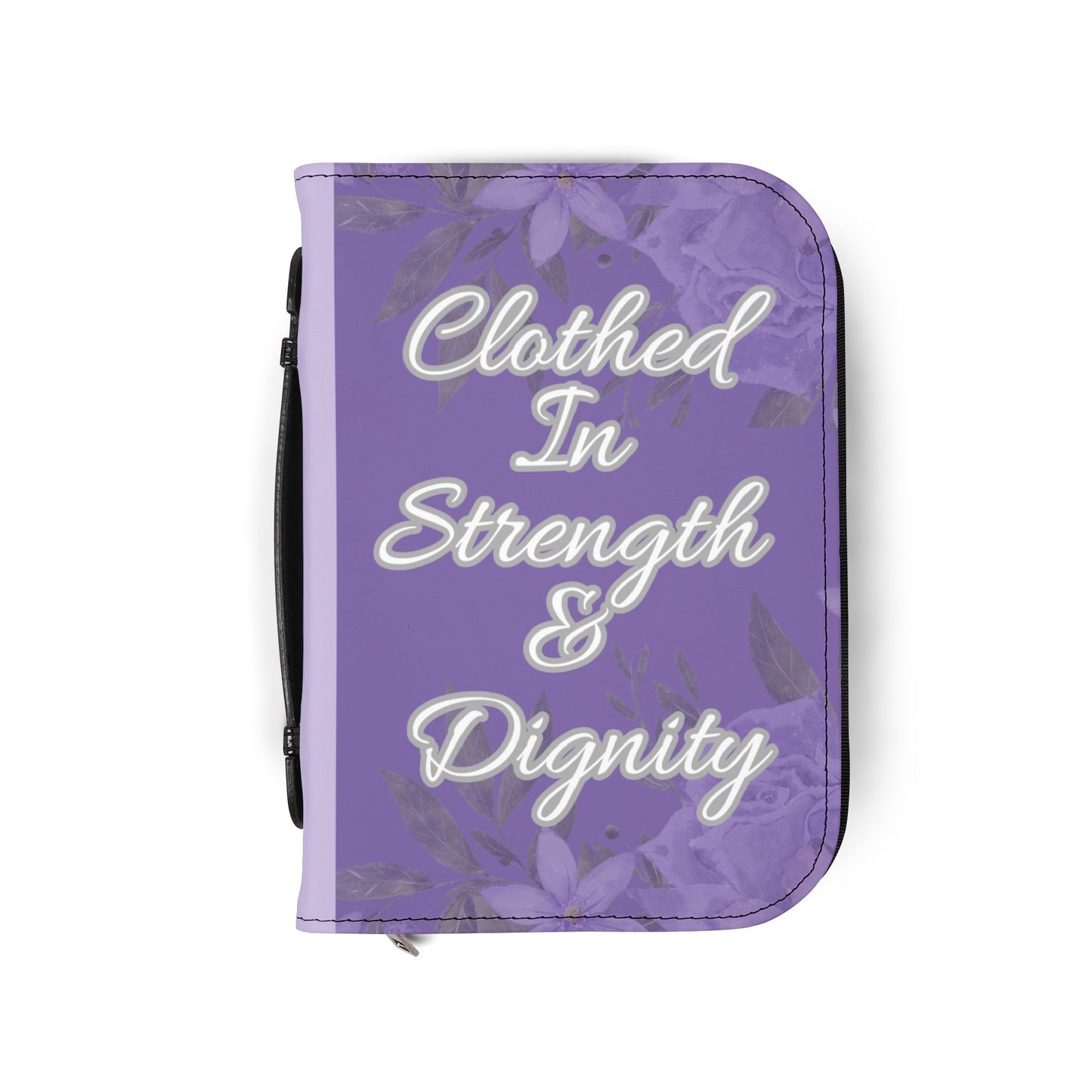 Strength & Dignity Bible Cover – Lilac Purple (Proverbs 31:25)