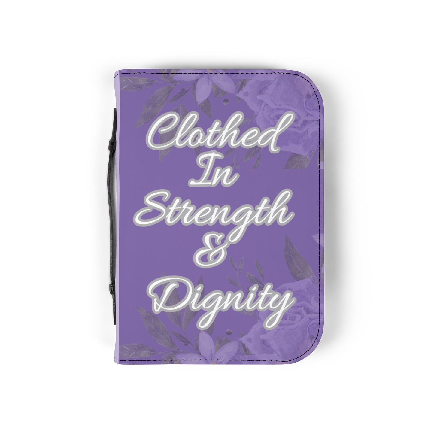 Strength & Dignity Bible Cover – Lilac Purple (Proverbs 31:25)