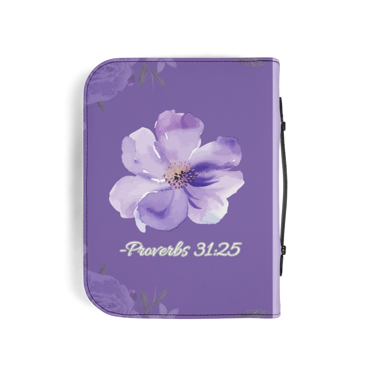 Strength & Dignity Bible Cover – Lilac Purple (Proverbs 31:25)