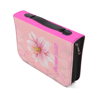 Strength & Dignity Bible Cover – Blush Pink (Proverbs 31:25)