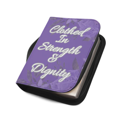 Strength & Dignity Bible Cover – Lilac Purple (Proverbs 31:25)