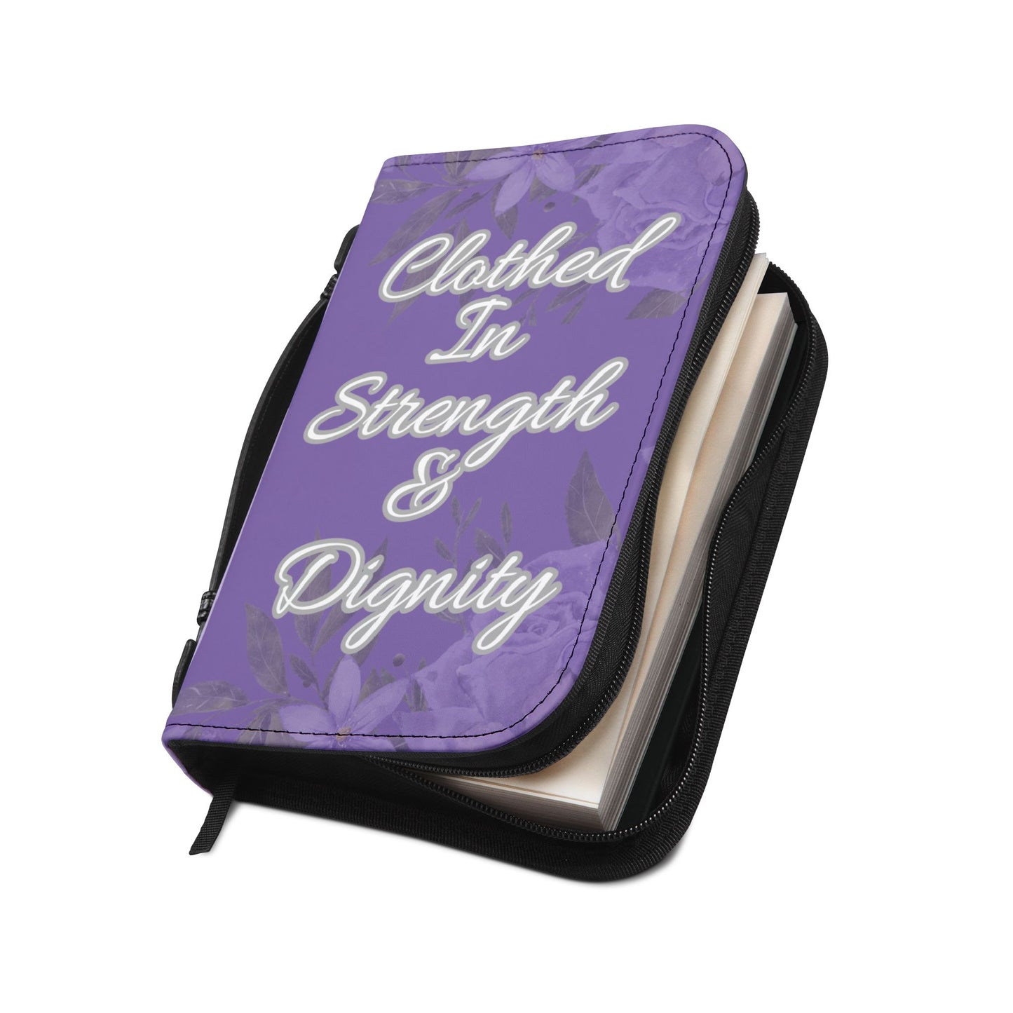 Strength & Dignity Bible Cover – Lilac Purple (Proverbs 31:25)