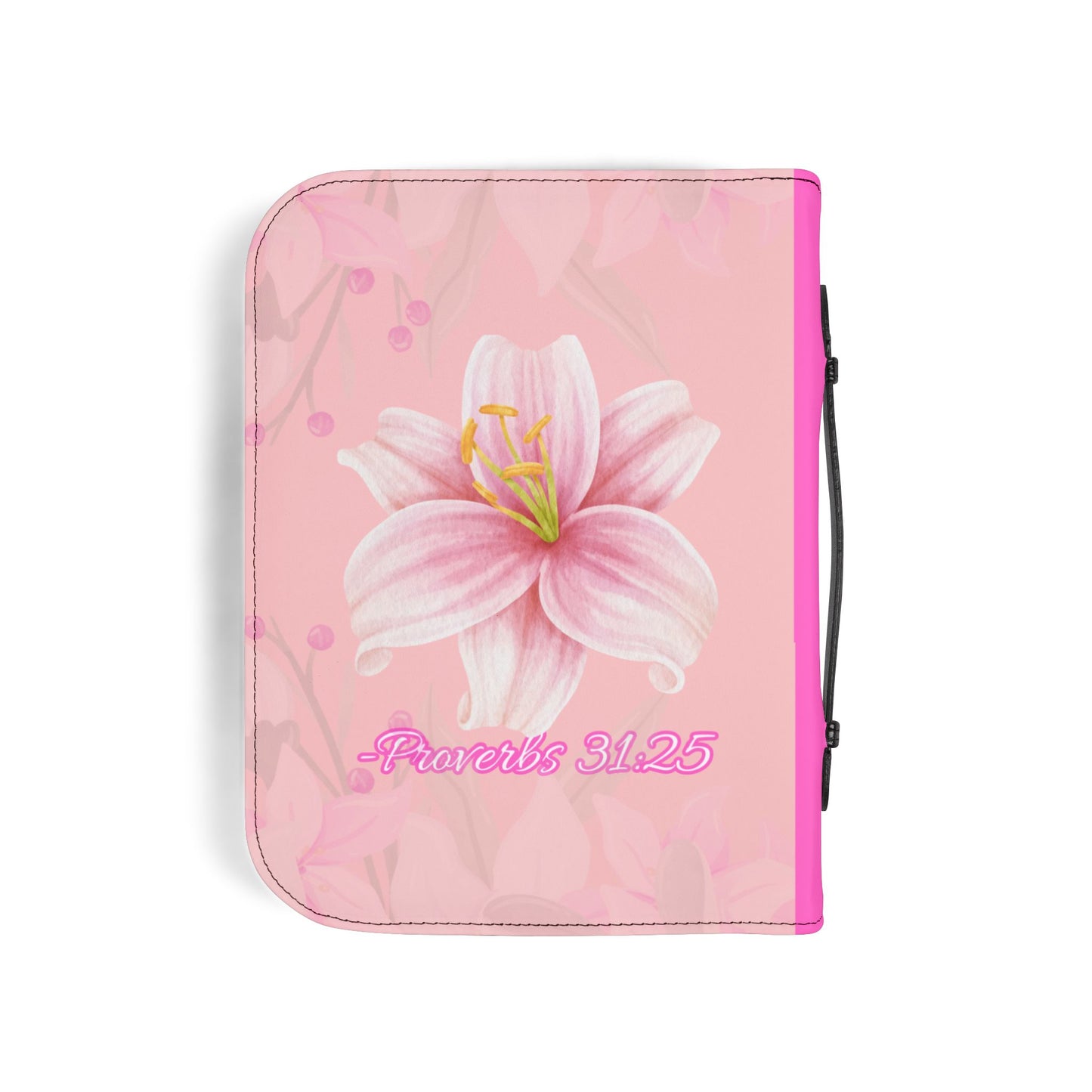 Strength & Dignity Bible Cover – Blush Pink (Proverbs 31:25)