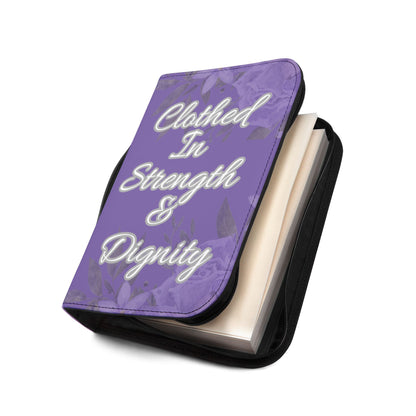 Strength & Dignity Bible Cover – Lilac Purple (Proverbs 31:25)