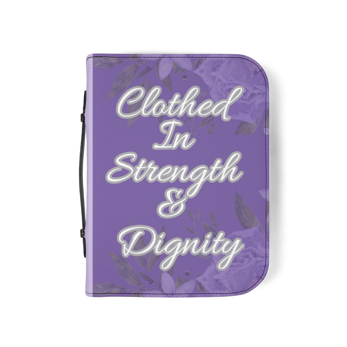 Strength & Dignity Bible Cover – Lilac Purple (Proverbs 31:25)